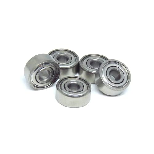1 Stück 3,175 x 9,525 x 3,97 mm SR2C ZZ ABEC-7 Zoll Edelstahl-Hybrid-Keramiklager R2 SR2 Z RC-Auto- und Angelrollenlager(SR2C-ZZ) von YZATCDZG