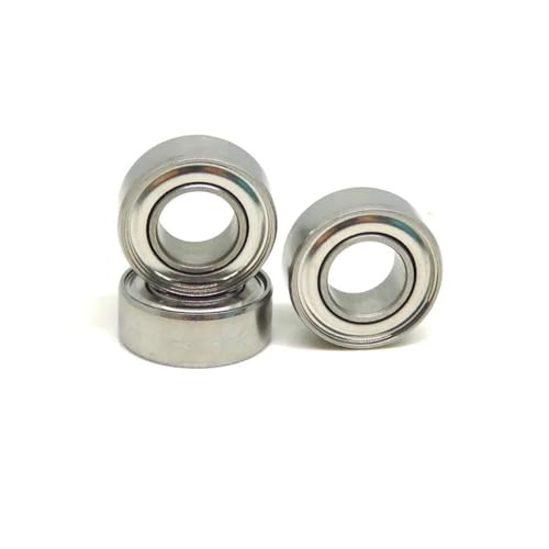 1 Stück 4,762 x 7,938 x 3,175 mm SR156C ZZ ABEC-7 Edelstahl-Hybrid-Keramiklager R156 SR156 Z schwarzes Kugel-Angelrollenlager(SR188C-ZZ) von YZATCDZG