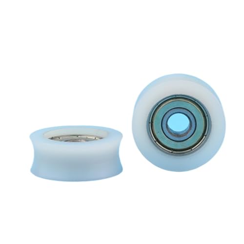 1 Stück 6x26x10mm U-Nut-Nylon-Kunststoffrad mit Lager 6x26x10mm hartlageriges Tür- und Fensterschienenrad von YZATCDZG
