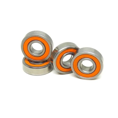1 Stück S684C 2OS 4x9x4mm ABEC-7 Schwarz Si3N4 Ball Hybrid Keramiklager 684 S684 SMR684 SMR984C RS 2RS Angelrollenlager(S625C-2OS 5x16x5mm) von YZATCDZG