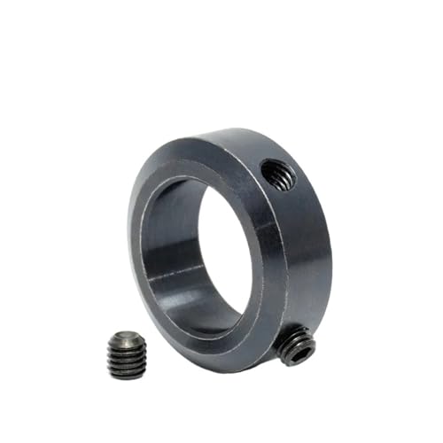 1 Stück Sicherungsring Stellschraube Typ Positionierungsring Wellenpositionierer Anschlagring Kohlenstoffstahloberfläche eloxiert(GCCAW,M12-20-8) von YZATCDZG