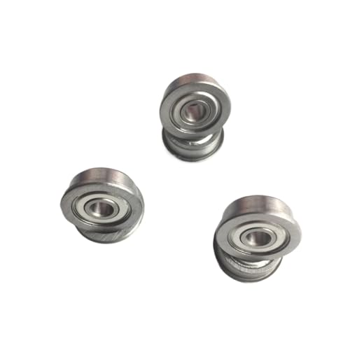 10 Stück Flanschbuchsen-Kugellager for Desktop-3D-Drucker F624ZZ 4X13X5mm F624 von YZATCDZG