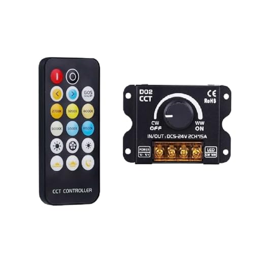 17-Tasten-Drehknopf-Eisengehäuse-Controller, Helligkeit und Farbtemperatur einstellen, PWM, DC 5-24 V, 30 A 17-Tasten-Drehknopf-Eisengehäuse-Controller, Helligkeit und Farbtemperatur einstellen, PWM, DC 5-24 V, 30 A von YZATCDZG