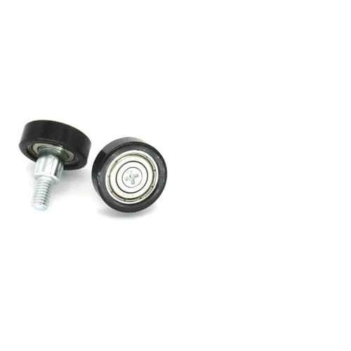 5 Stück 26 mm Bolzenrolle mit M6-Schraube BS62626-8C9L10M6 26 x 8 mm Schiebetürrolle(BS62624-8C9L10M6) von YZATCDZG