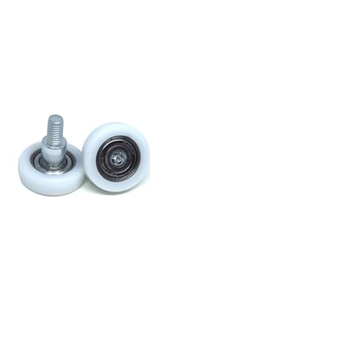 5 Stück 26 mm Bolzenrolle mit M6-Schraube BS62626-8C9L10M6 26 x 8 mm Schiebetürrolle(BS62626-8C9L10M6) von YZATCDZG