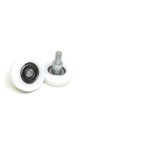 5 Stück 26 mm Bolzenrolle mit M6-Schraube BS62626-8C9L10M6 26 x 8 mm Schiebetürrolle(BS62630-9C8L10M6) von YZATCDZG