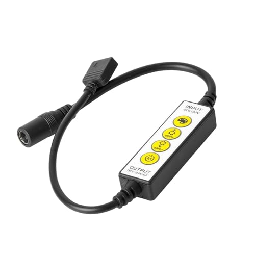 DC5-24V Mini 4-Tasten-LED-Controller 5050 Einzelfarbe/RGB/RGBW/CCT/RGB+CCT 4-polig/5-polig/6-polig(5pin RGBW 4 in 1) von YZATCDZG
