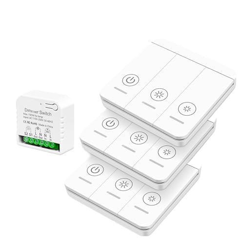 Dimmlichtschalter AC 110 V/220 V/230 V Fernbedienungsmodul geeignet for 10~150 W(1Receiver 3Panel) von YZATCDZG
