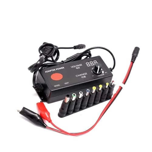 Einstellbarer Netzadapter 110 V/220 V auf 3 V-12 V 15 V 18 V 24 V 28 V(A4 3-12V3A,US Plug) von YZATCDZG