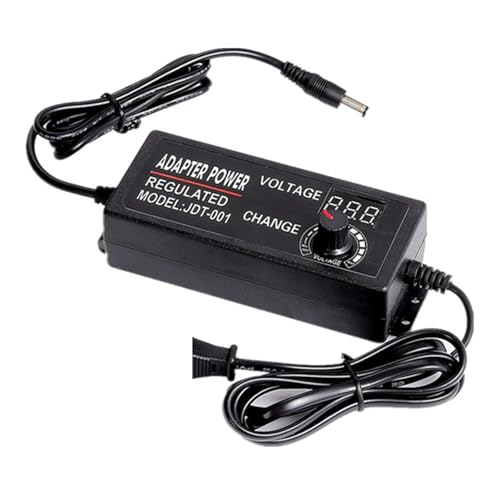 Einstellbares AC-DC-Netzkabel 3 V 5 V 6 V 9 V 12 V 15 V 18 V 19 V 20 V 24 V 1 A 2 A 5 A Netzteil(3V-24V 3A,US Plug) von YZATCDZG
