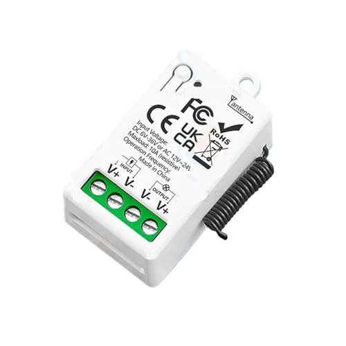 Fernbedienung Lichtschalter DC 6V 12V 24V 30V 36V 10A Relais Empfänger 500m Reichweite(Only 1 Receiver) von YZATCDZG