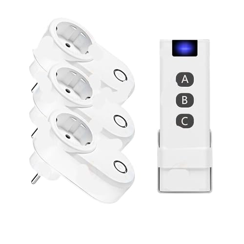 Funksteckdosenstecker EU 50m Netzteil 15A 220V(Type 16) von YZATCDZG