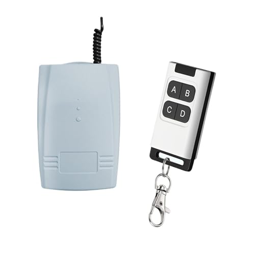 Garagentor Schiebetüröffner Fernbedienung Schalter 12V 24V Empfänger(1Receiver 1Remote) von YZATCDZG
