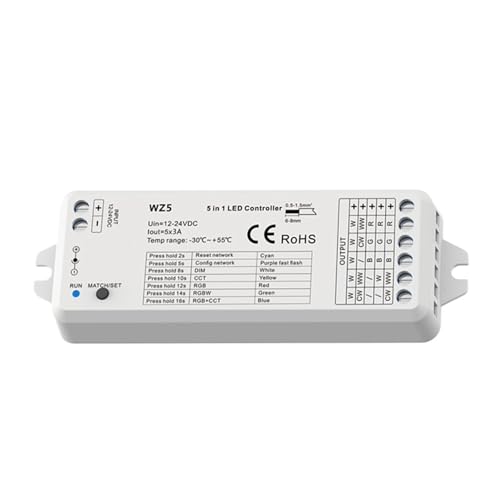 LED-Controller DC12V 24V DIM RGB RGBW RGBWW RW RCT Lichtleiste(WZ5 LED Controller) von YZATCDZG