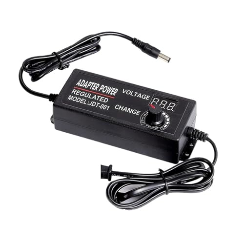 Netzteil 5V 12V 24V 36V AC DC Transformator Konverter Leistung einstellbar(3V-12V 5A,US Plug) von YZATCDZG