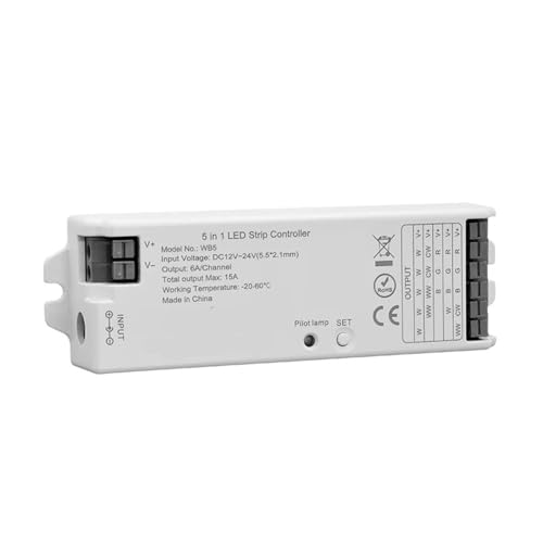 PWM LED Controller LM091 4 Zonen Fernbedienung(WM-WB5) von YZATCDZG