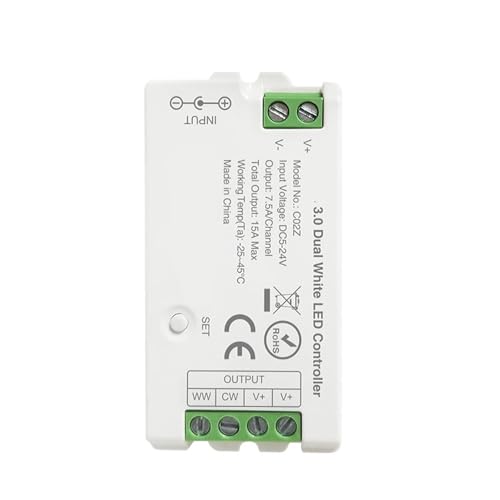 RGB-LED-Lichtstreifen-Controller-Dimmer 15A Hub DC5-24V(C02Z) von YZATCDZG