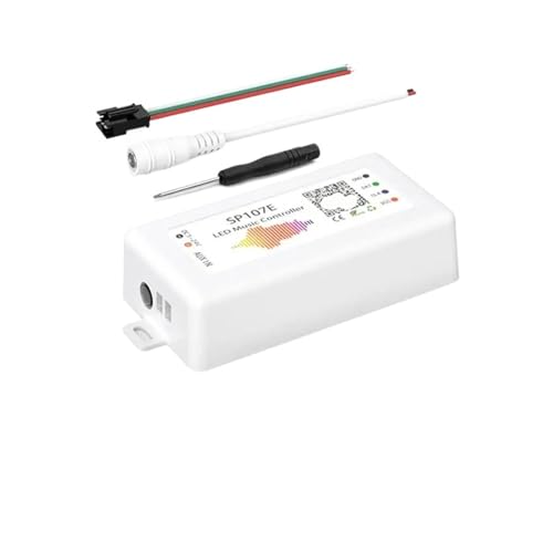SP107E-kompatibler LED-Musikcontroller, Vollfarb-Pixel-IC-Controller steuert WS2812B WS2811 LED-Lichtstreifen SP107E-kompatibler LED-Musikcontroller, Vollfarb-Pixel-IC-Controller steuert WS2812B WS2811 LED-Lichtstreifen von YZATCDZG