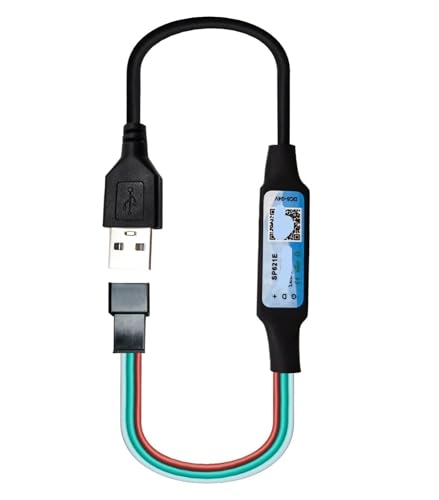 SP621E Mini-Controller for WS2811 WS2812B SP6812 LED-Licht mit DC5-24V 38-Tasten-Fernbedienung(WM-SP621E-USB) von YZATCDZG