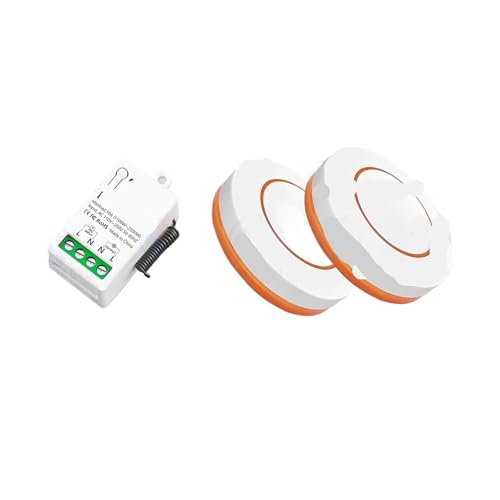 Schalter AC 110V 220V 230V 10A Mini Relais Empfänger Sender(1 Receiver 2 Remote) von YZATCDZG