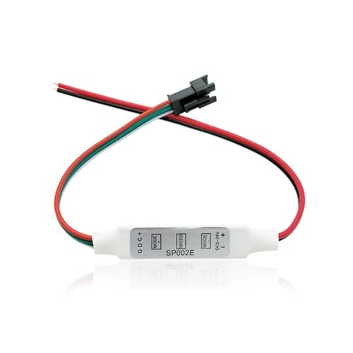 WS2811 WS2812B LED-Pixel-Lichtstreifen-Controller WS2812 U/DC Mini 3-Tasten 14/17/21-Tasten-Fernbedienung DC5-24V(SP002E) von YZATCDZG