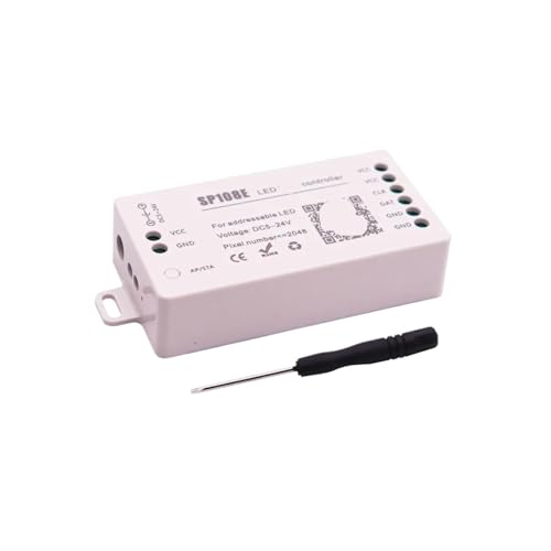 WS2811 WS2812B Pixel-LED-Lichtstreifen-Controller DC5-24V(SP108E) von YZATCDZG