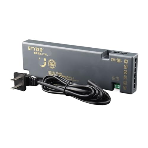 YZATCDZG Spezielles Netzteil for Kleiderschrankbeleuchtung, 24-V-Schnittstelle, Dimmtransformator, 12-V-Beleuchtung mit Weinschrank-Netzteil, 60 W/120 W(120W12V) von YZATCDZG