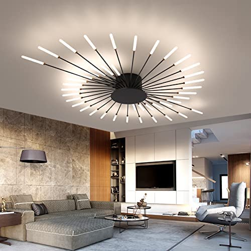 LED Deckenleuchte Modern Feuerwerk Design Deckenlampe Wohnzimmer Ceiling Lamp Schlafzimmer Decken Beleuchtung Flur Wandleuchte Restaurant Kronleuchter Kinderzimmer Nicht Dimmbar Light von YZBEIMDAI