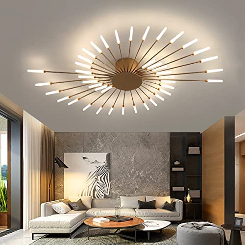 LED Deckenleuchte Modern Feuerwerk Design Deckenlampe Wohnzimmer Ceiling Lamp Schlafzimmer Decken Beleuchtung Flur Wandleuchte Restaurant Kronleuchter Kinderzimmer Nicht Dimmbar Light von YZBEIMDAI