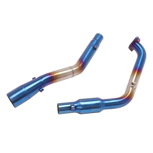 Motorrad Auspuffanlage Vorderes Verbindungsrohr YZF R15 V3 R125 MT125 Mt 125 2020-2021 Fahrradauspuff(B2) von YZCSYBBF