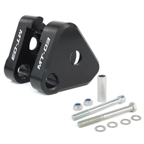 Motorrad Hinterradaufhängung Tieferlegungs MT-03 MT03 2016–2024 YZF-R3 R3 2015–2024(Black MT-03 1) von YZCSYBBF