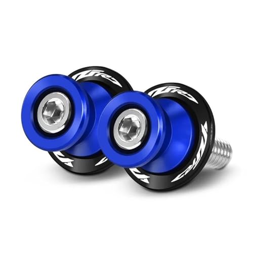 Schwingen-Schiebespulen Für YZF R1 R1M R1S R3 R6 R7 R15 V3 V4 Schwinge Spulen Sliders Motorrad Hinten Swing Arm Stand Schrauben Protector(R7 Blue12) von YZCSYBBF
