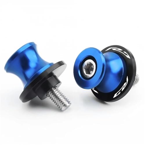 Schwingen-Schiebespulen Für Yzfr7 YZF R7 2021 2022 2023 2024 1 Paar Schwinge Spulen Slider Stand Schrauben 6MM Motorrad Teile(R7 Blue3) von YZCSYBBF