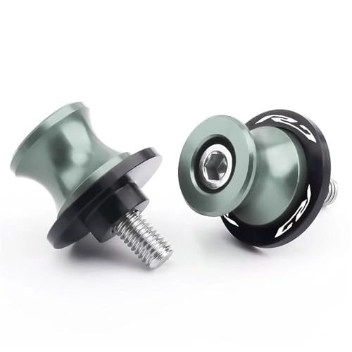Schwingen-Schiebespulen Für Yzfr7 YZF R7 2021 2022 2023 2024 1 Paar Schwinge Spulen Slider Stand Schrauben 6MM Motorrad Teile(R7 Titanium5) von YZCSYBBF