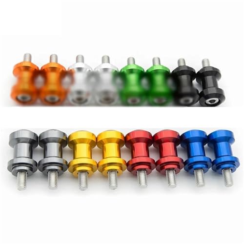Schwingen-Schiebespulen Motorrad Schwinge Spool Sliders Schwinge Stand Schraube Für YZFR7 YZF-R7 YZF R7 2021 2022 2023 2024(Silber) von YZCSYBBF