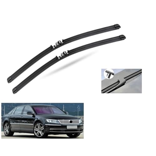 YZCSYBBF Auto Wischer Klinge Auto Windschutzscheibe Scheibenwischer Klingen Fenster Waschen Seite Pin Für VW Für Phaeton 2007-2015 24 "+ 22" Scheibenwischerblätter von YZCSYBBF