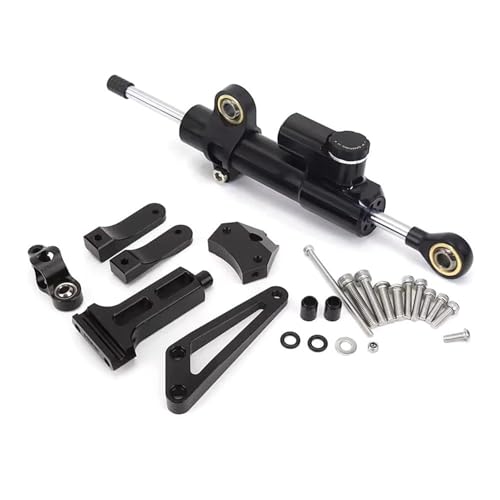 YZCSYBBF CB 1300 CB1300 2003-2011 Motorrad Stabilisator Lenkung Dämpfer Montage Halterung Zubehör Stoßdämpfer(Black 1 Set A1) von YZCSYBBF