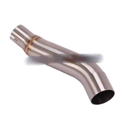 YZCSYBBF CB300R CBR300 CB300F CB250R 2018-2023 Motorrad Auspuffanlage Schalldämpfer Mittelverbindungsrohr 51mm Fahrradauspuff(Stainless Steel1) von YZCSYBBF