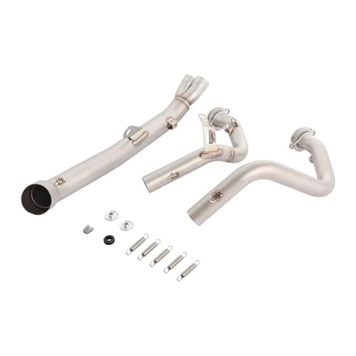 YZCSYBBF CRF1100L CRF1100 Africa Twin 2020-2024 Motorradauspuff Fluchtschalldämpfer Vorne Verbindungsrohr 51mm Fahrradauspuff von YZCSYBBF