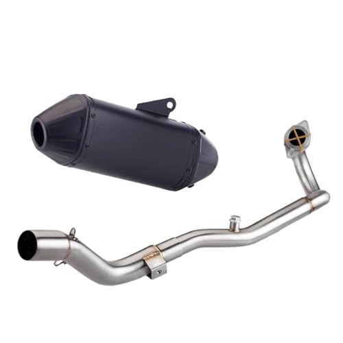 YZCSYBBF Crf300 Crf300l Rally Crf250L Crf250 Rally 2012-2021 Motorrad Schalldämpfer Auspuffrohr Fahrradauspuff(Type-D CRF2504) von YZCSYBBF