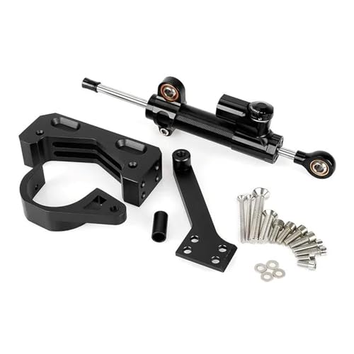 YZCSYBBF Elektrische Roller Lenkung Stabilisator Dämpfer Vorderrad Stoßdämpfer Kit Für Null 10X Stoßdämpfer(Black Set6) von YZCSYBBF