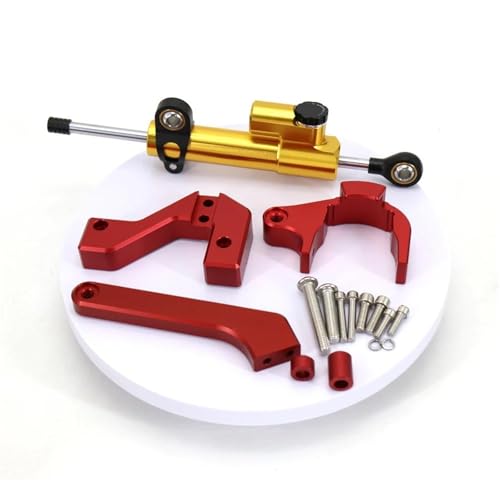 YZCSYBBF Elektrische Roller Lenkung Stoßdämpfer Stabilisator Mount Kit Für VSETT 10 + Stoßdämpfer(H8) von YZCSYBBF