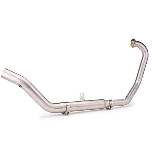 YZCSYBBF Für CFMOTO 250NK 300NK 250SR 300SR 300SS Motorrad Auspuff System Schalldämpfer Mitte Link Rohr Fahrradauspuff(Stainless Steel B2) von YZCSYBBF