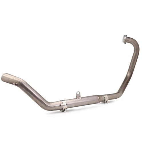 YZCSYBBF Für CFMOTO 250NK 300NK 250SR 300SR 300SS Motorrad Auspuff System Schalldämpfer Mitte Link Rohr Fahrradauspuff(Titanium alloy3) von YZCSYBBF