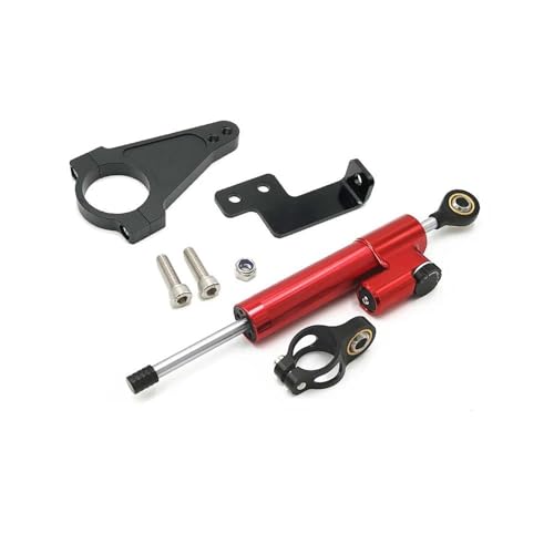 YZCSYBBF Für Inxing V7 Elektrische Roller Stabilisator Lenkung Dämpfer Halterung Zubehör Stoßdämpfer(Red2) von YZCSYBBF