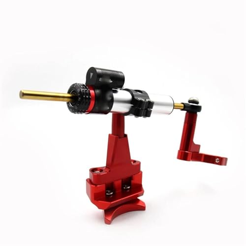 YZCSYBBF Für Kawasaki Für Ninja 400 2018-2022 Motorrad Stabilisator Lenkung Dämpfer Halterung Kit Stoßdämpfer(Damper Set - Red4) von YZCSYBBF