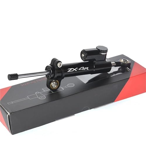YZCSYBBF Für Kawasaki Für Ninja ZX-4RR ZX4RR ZX-4R ZX4R 2023 Motorrad Stabilisator Lenkung Dämpfer Stoßdämpfer(Black17) von YZCSYBBF