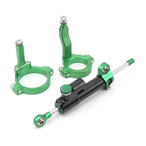 YZCSYBBF Für Kawasaki ZX-4R 2023 ZX-4RR 2023 Motorrad Lenkung Dämpfer Montage Halterung Stoßdämpfer(Light green19) von YZCSYBBF
