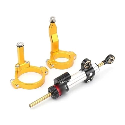 YZCSYBBF Für Kawasaki ZX-4R 2023 ZX-4RR 2023 Motorrad Lenkung Dämpfer Montage Halterung Stoßdämpfer(Pink18) von YZCSYBBF