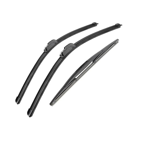 YZCSYBBF Für Subaru Für Forester MK3 2007 2008 2009 2010 2011 2012 Vorne Hinten Wischer Klingen Pinsel Cutter Zubehör J Haken Scheibenwischerblätter von YZCSYBBF
